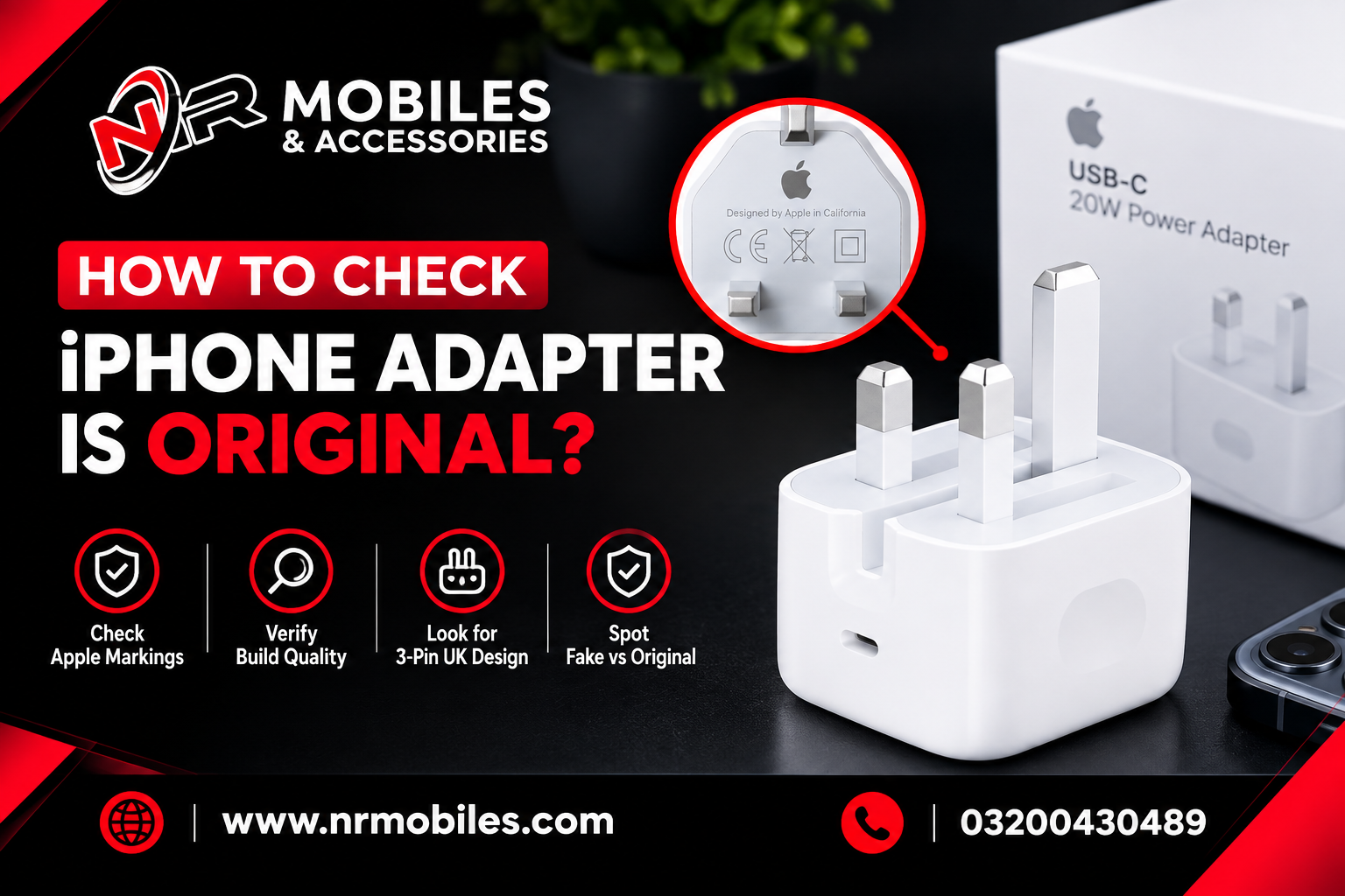 How to check if iPhone adapter is original: genuine vs fake Apple charger comparison
